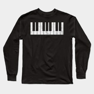 Piano Pianist Keyboard Long Sleeve T-Shirt